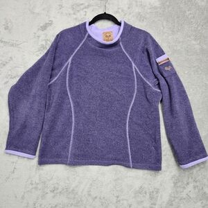 Wooly Bully Size Large Purple Fleece Pullover – Excellent Condition!